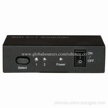 3G SDI 2 x 1 Switcher, 270Mbps to 2.97Gbps Wide Range of Data Rate